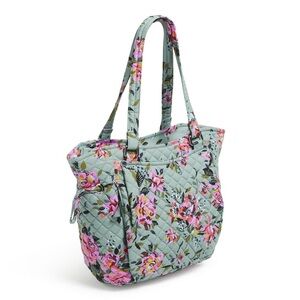 Vera Bradley Women's Cotton Glenna Satchel Rosy Outlook